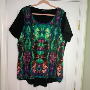 City Chic Artsy Blouse